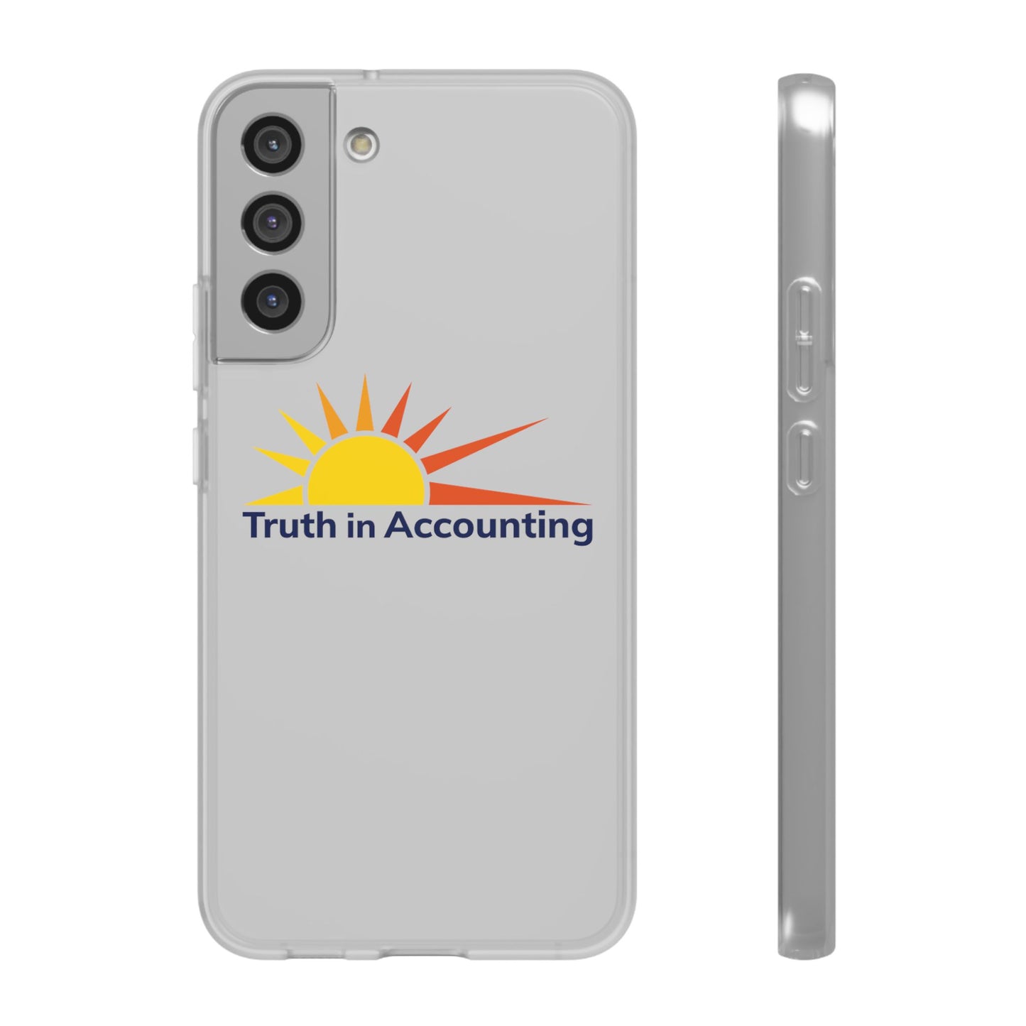 Truth in Accounting Clear Phone Case