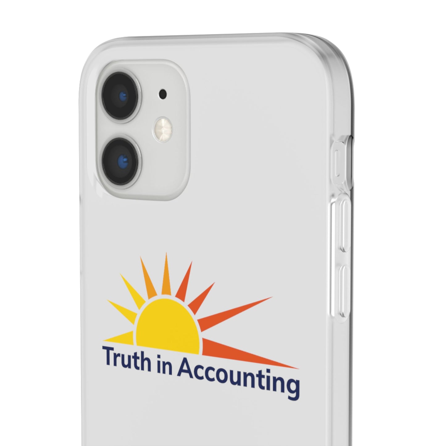 Truth in Accounting Clear Phone Case