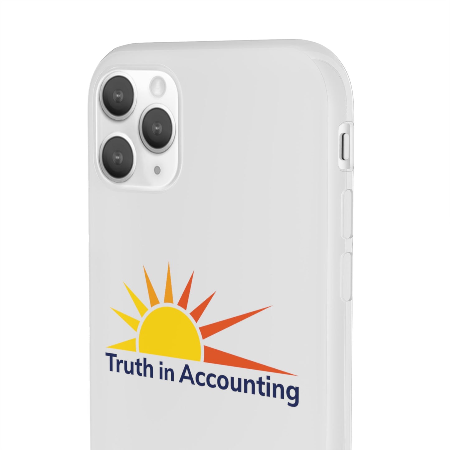 Truth in Accounting Clear Phone Case