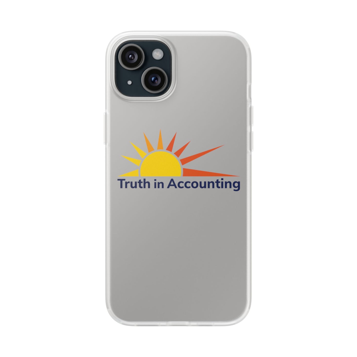 Truth in Accounting Clear Phone Case