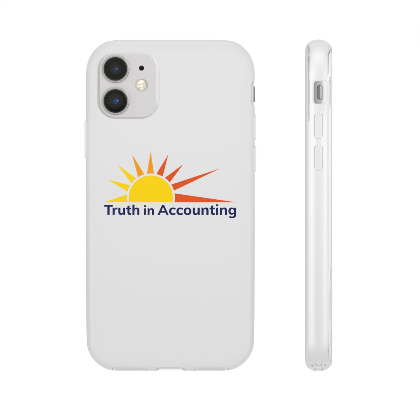 Truth in Accounting Clear Phone Case