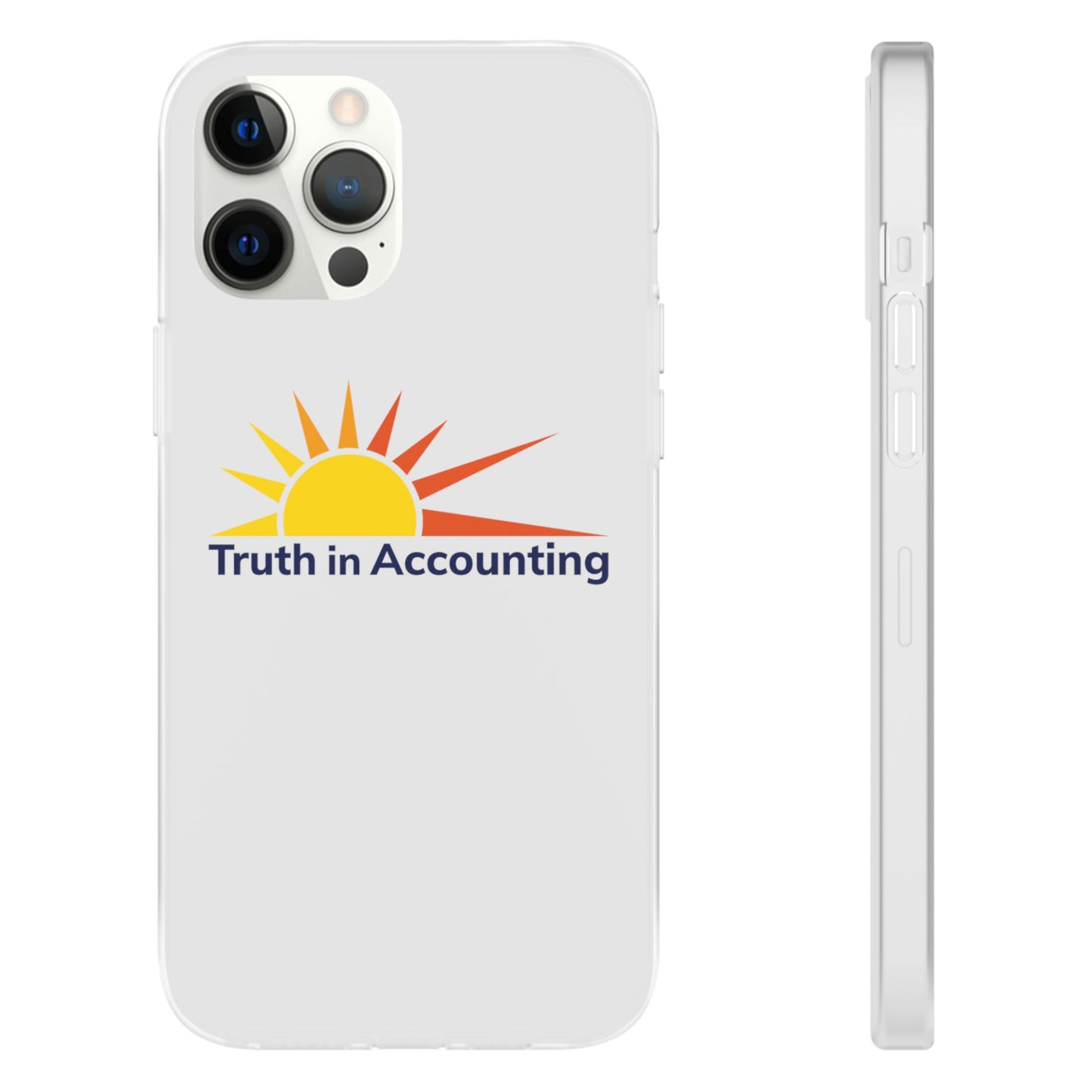 Truth in Accounting Clear Phone Case