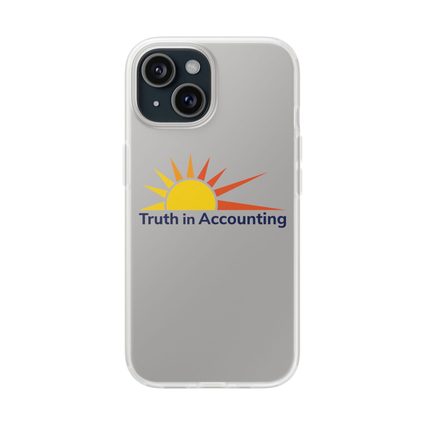 Truth in Accounting Clear Phone Case