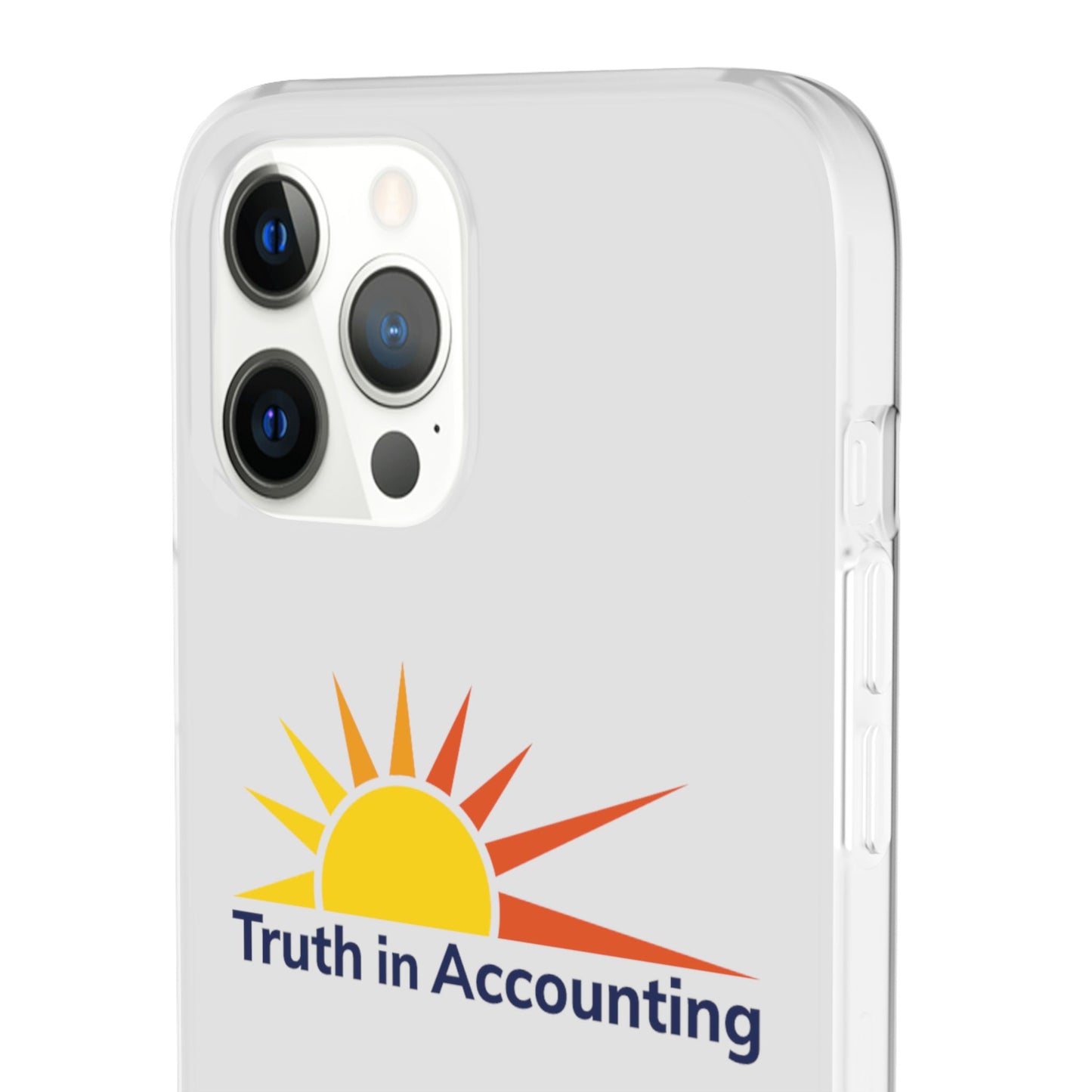 Truth in Accounting Clear Phone Case