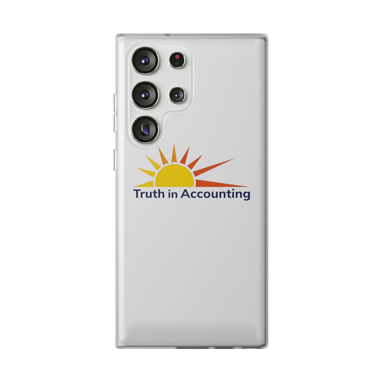 Truth in Accounting Clear Phone Case