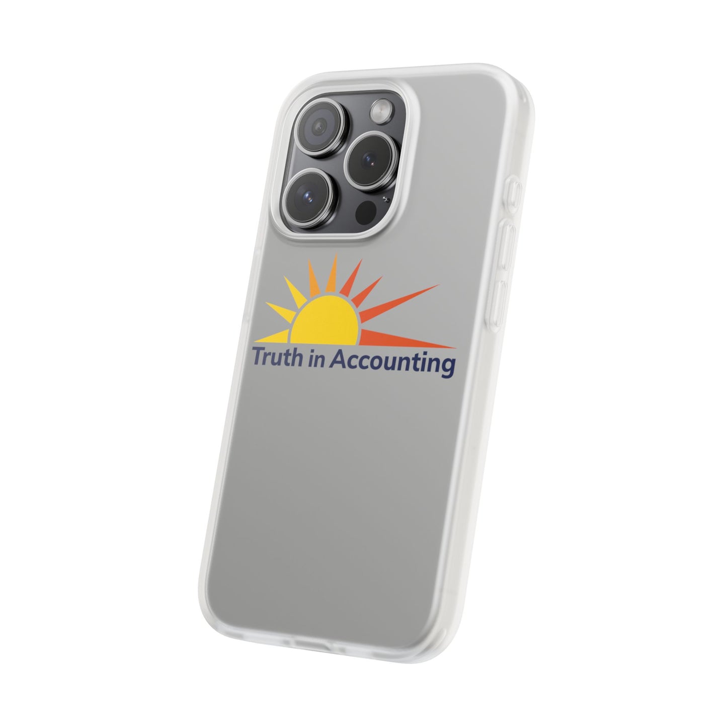 Truth in Accounting Clear Phone Case