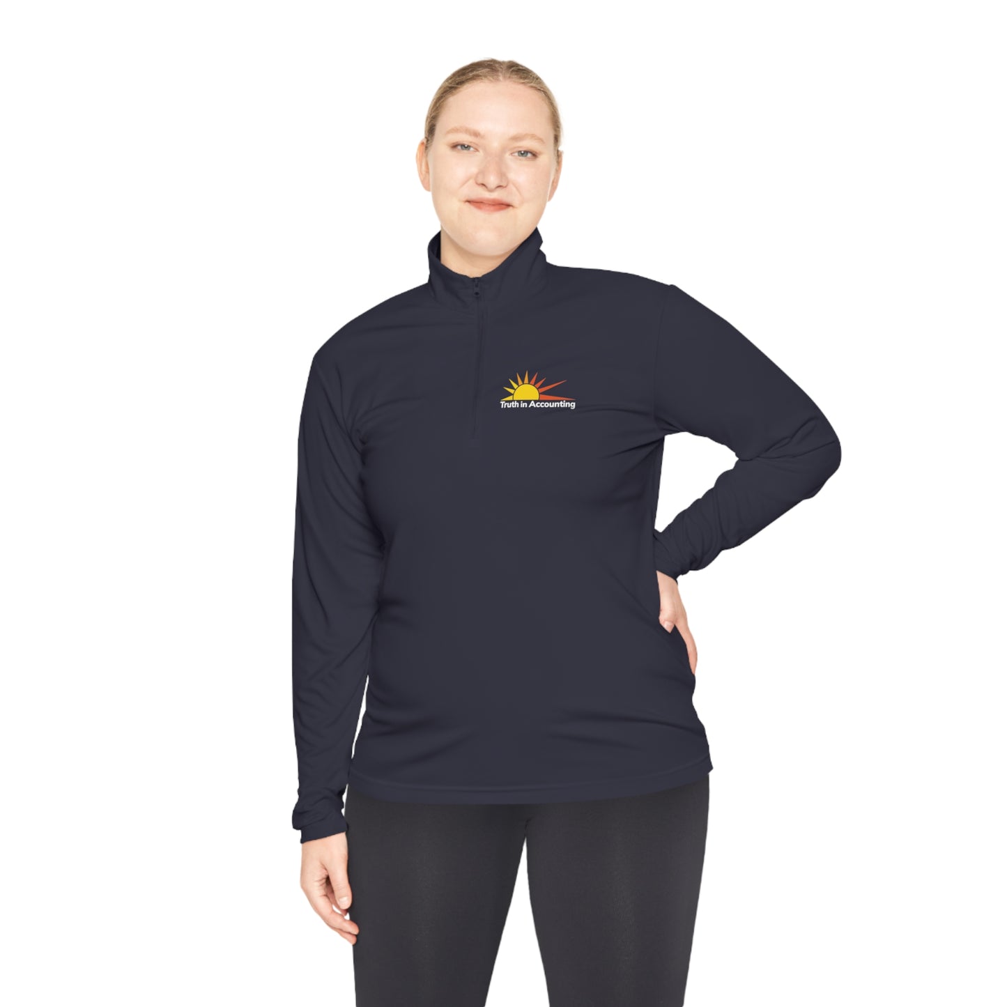 TIA Unisex Quarter-Zip Pullover