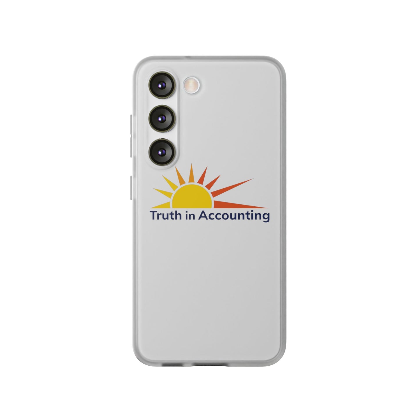 Truth in Accounting Clear Phone Case