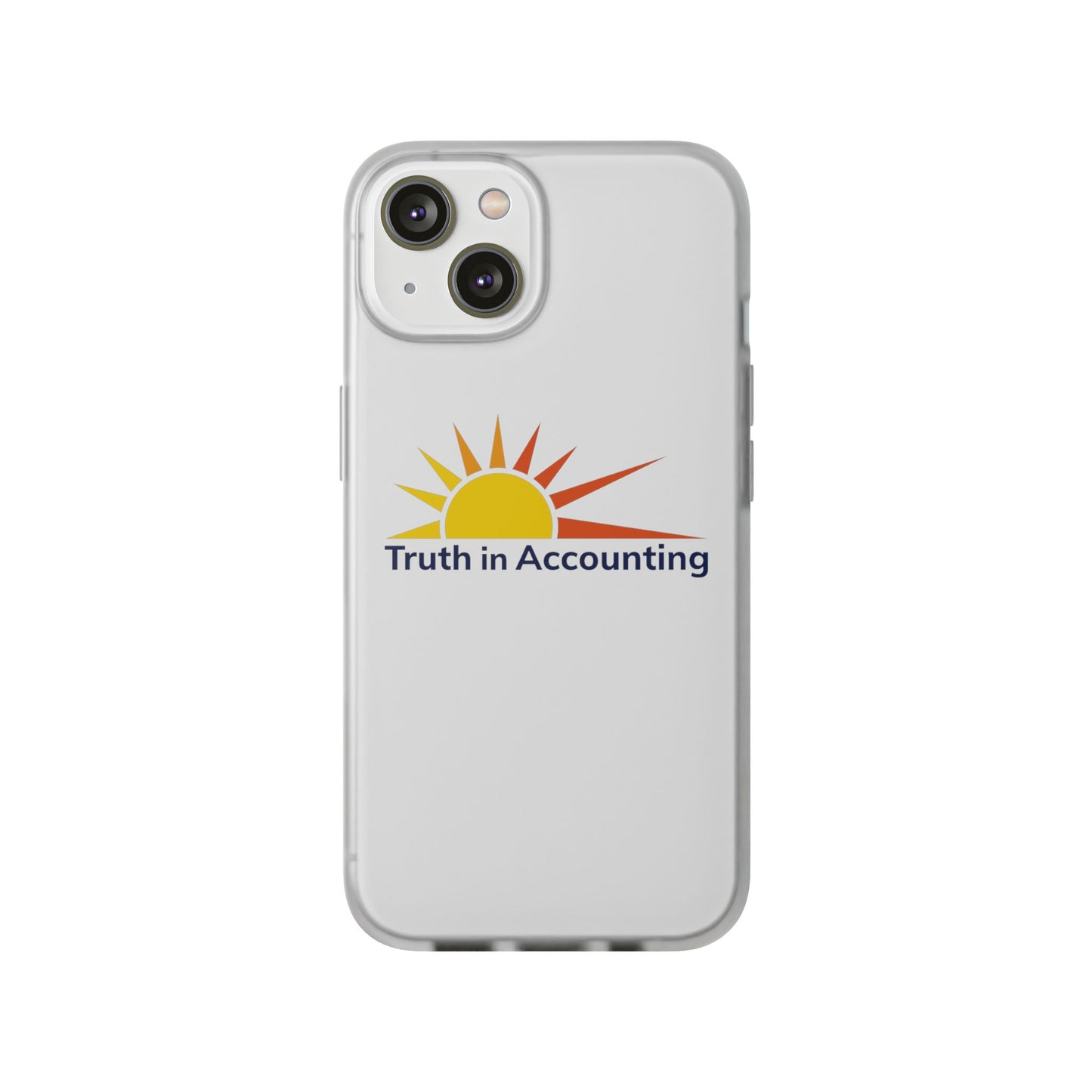 Truth in Accounting Clear Phone Case