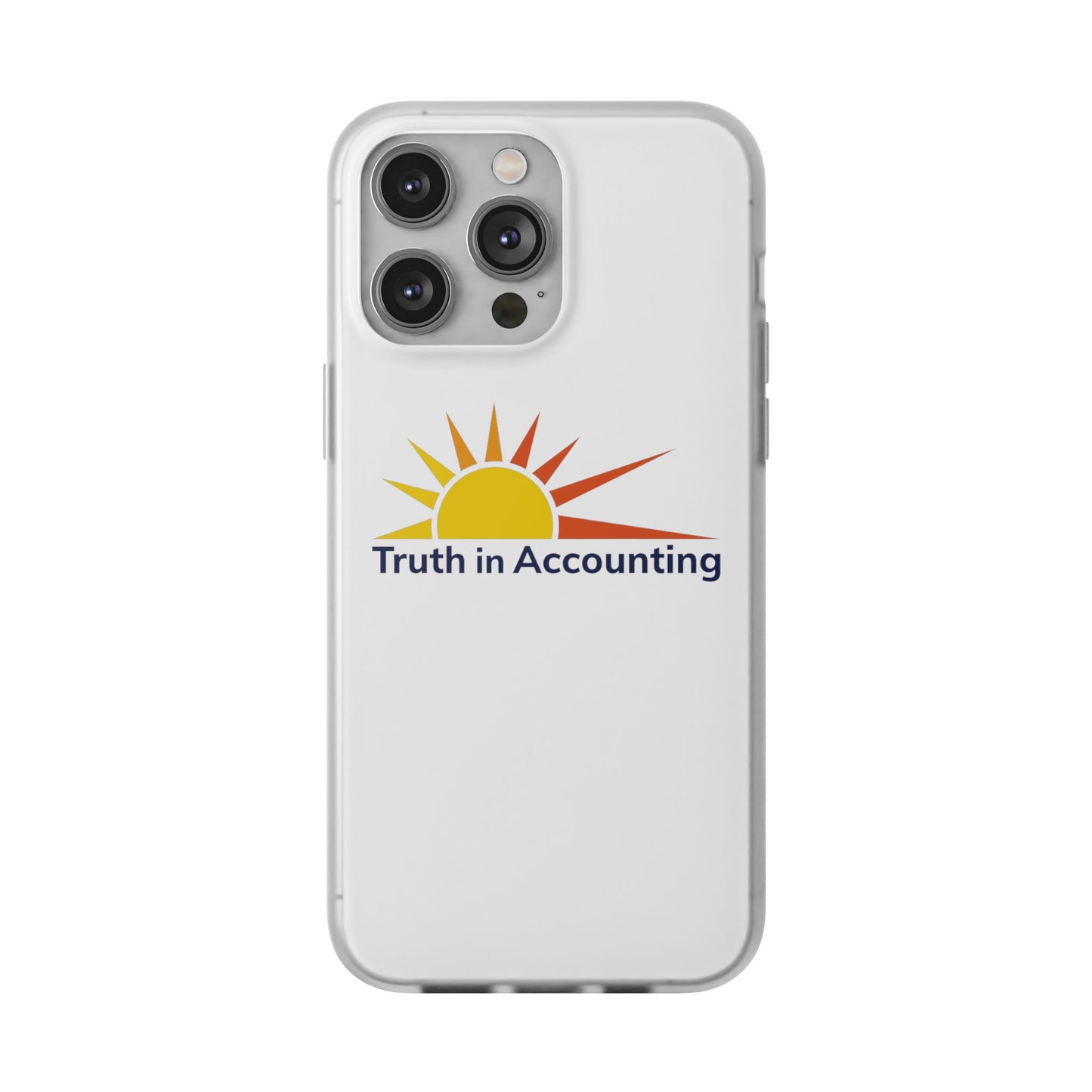 Truth in Accounting Clear Phone Case