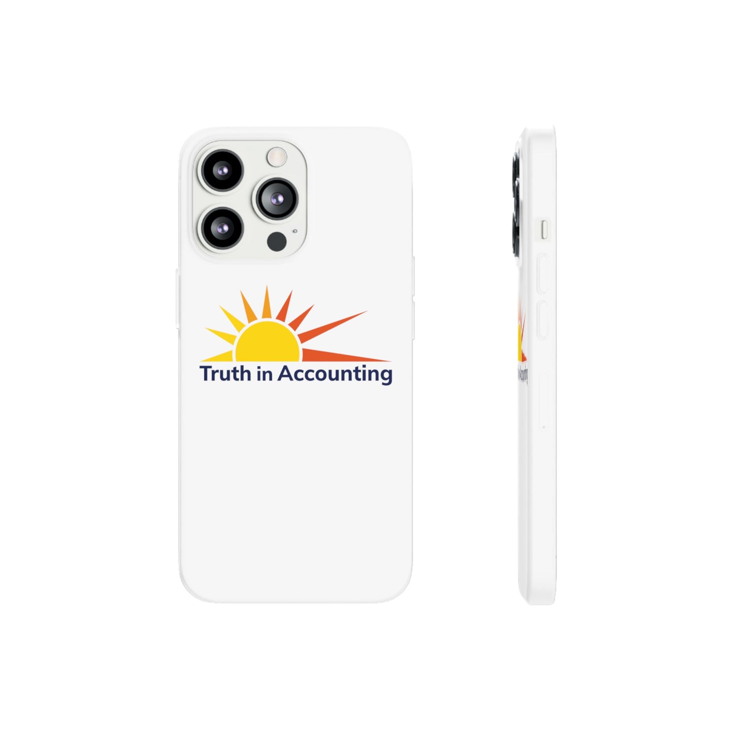 Truth in Accounting Clear Phone Case