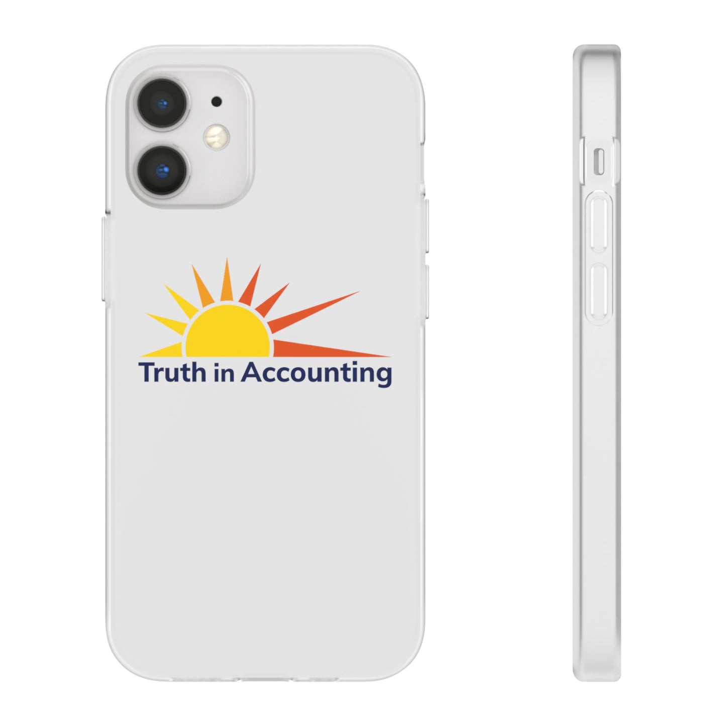 Truth in Accounting Clear Phone Case