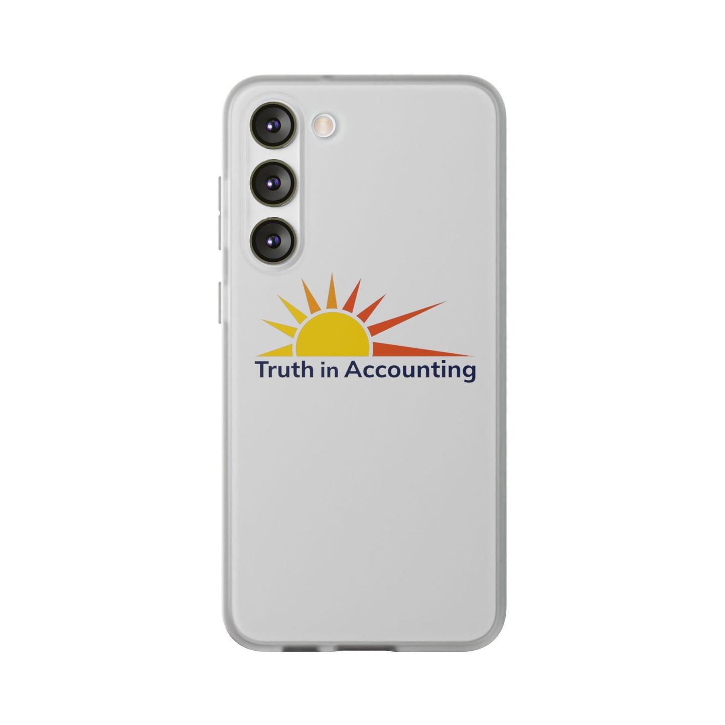 Truth in Accounting Clear Phone Case