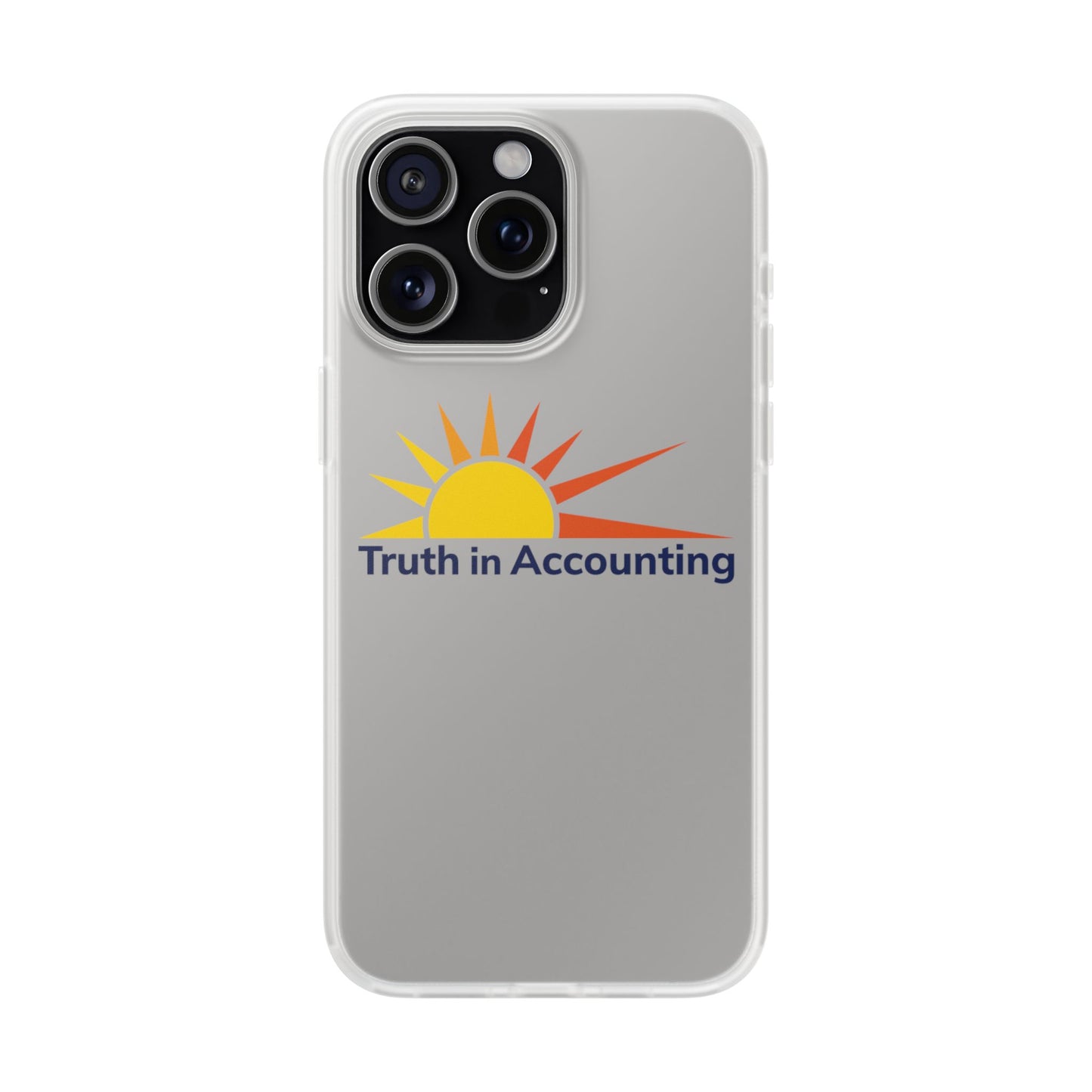 Truth in Accounting Clear Phone Case