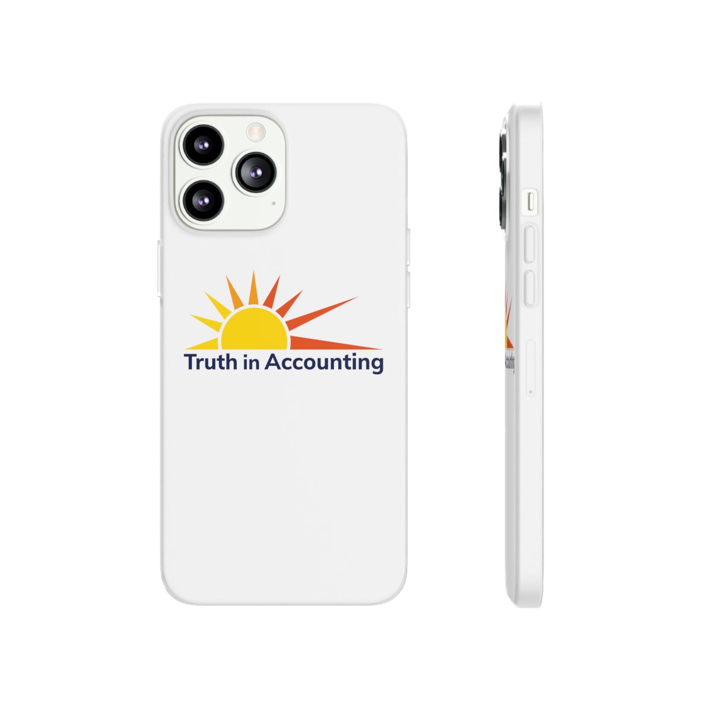 Truth in Accounting Clear Phone Case