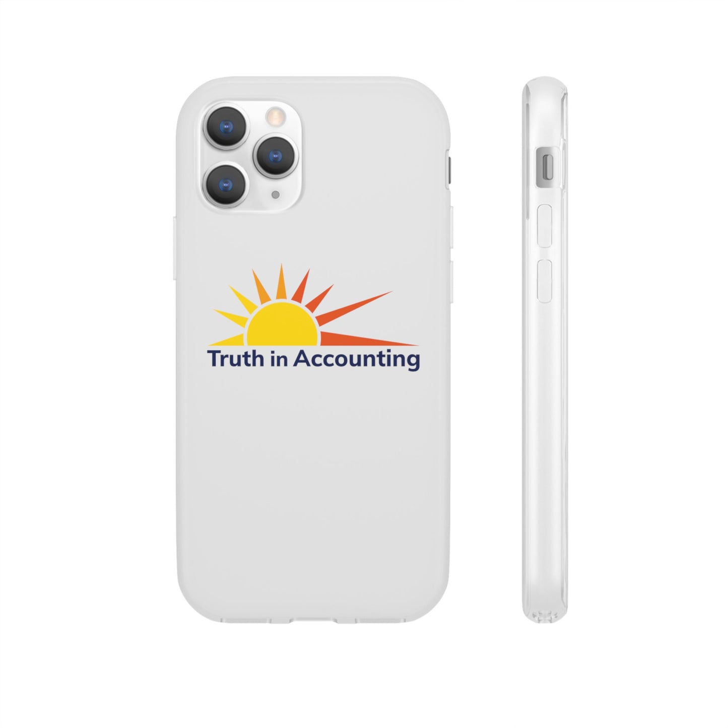 Truth in Accounting Clear Phone Case