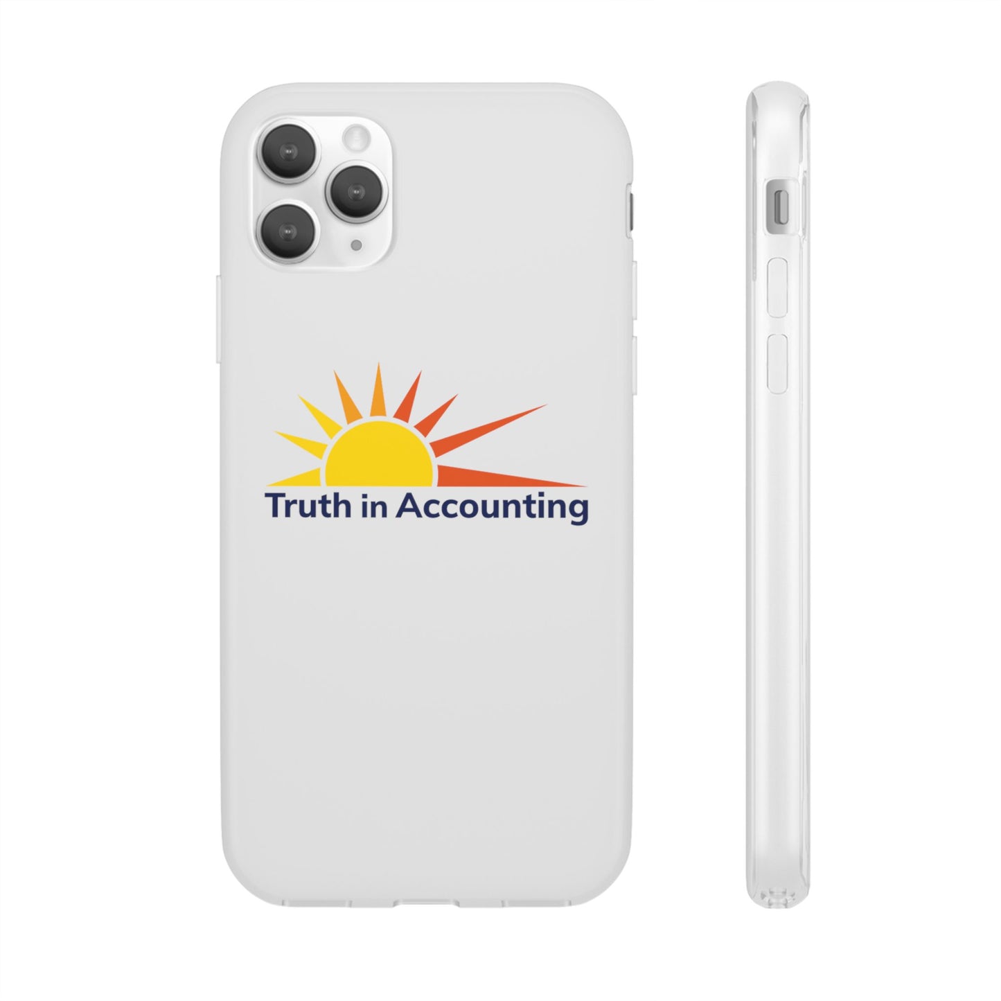 Truth in Accounting Clear Phone Case