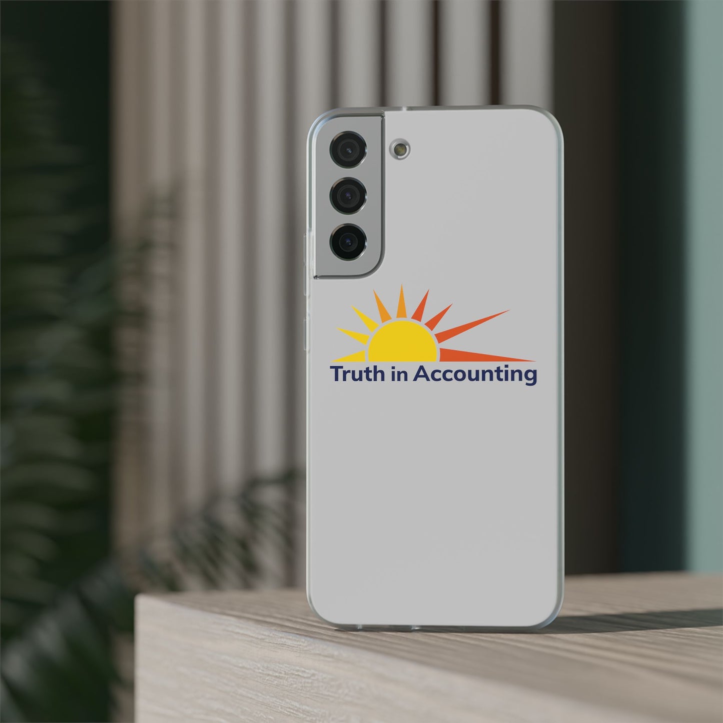 Truth in Accounting Clear Phone Case