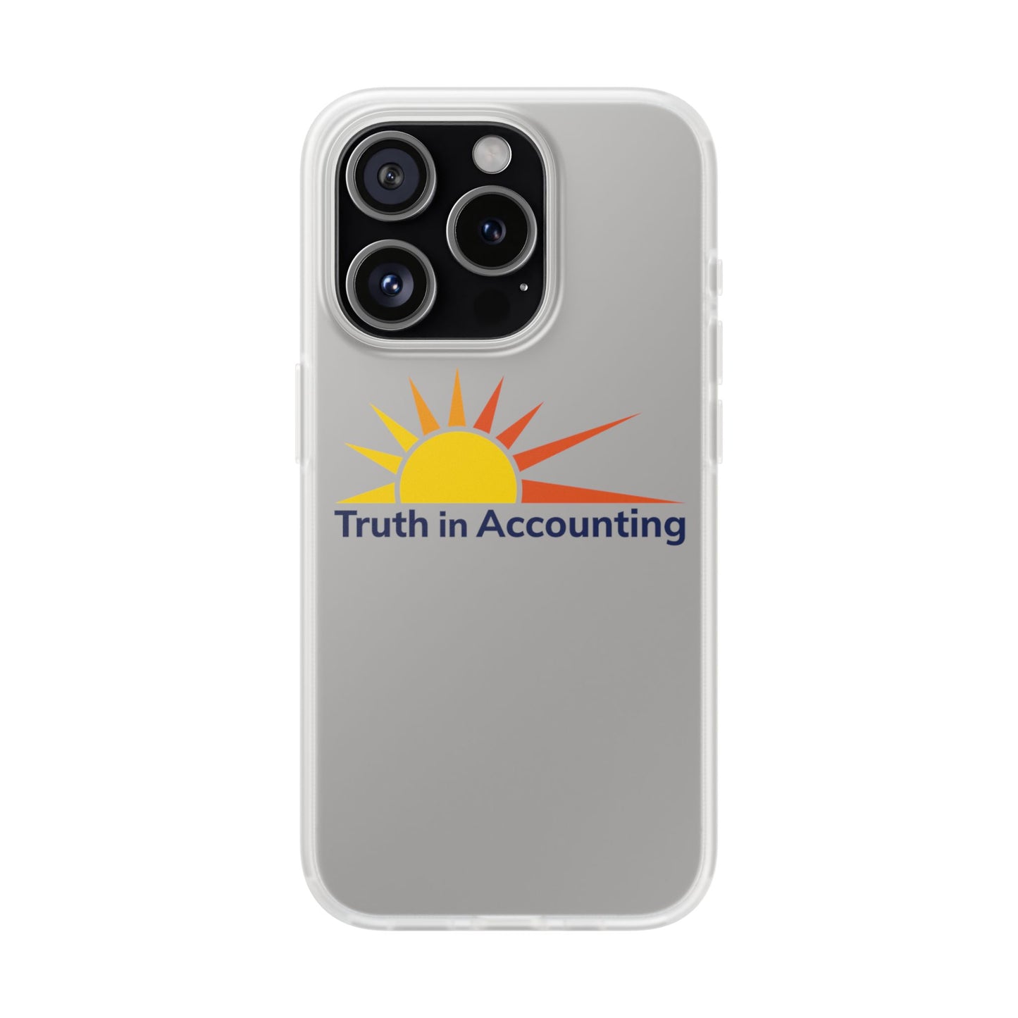 Truth in Accounting Clear Phone Case