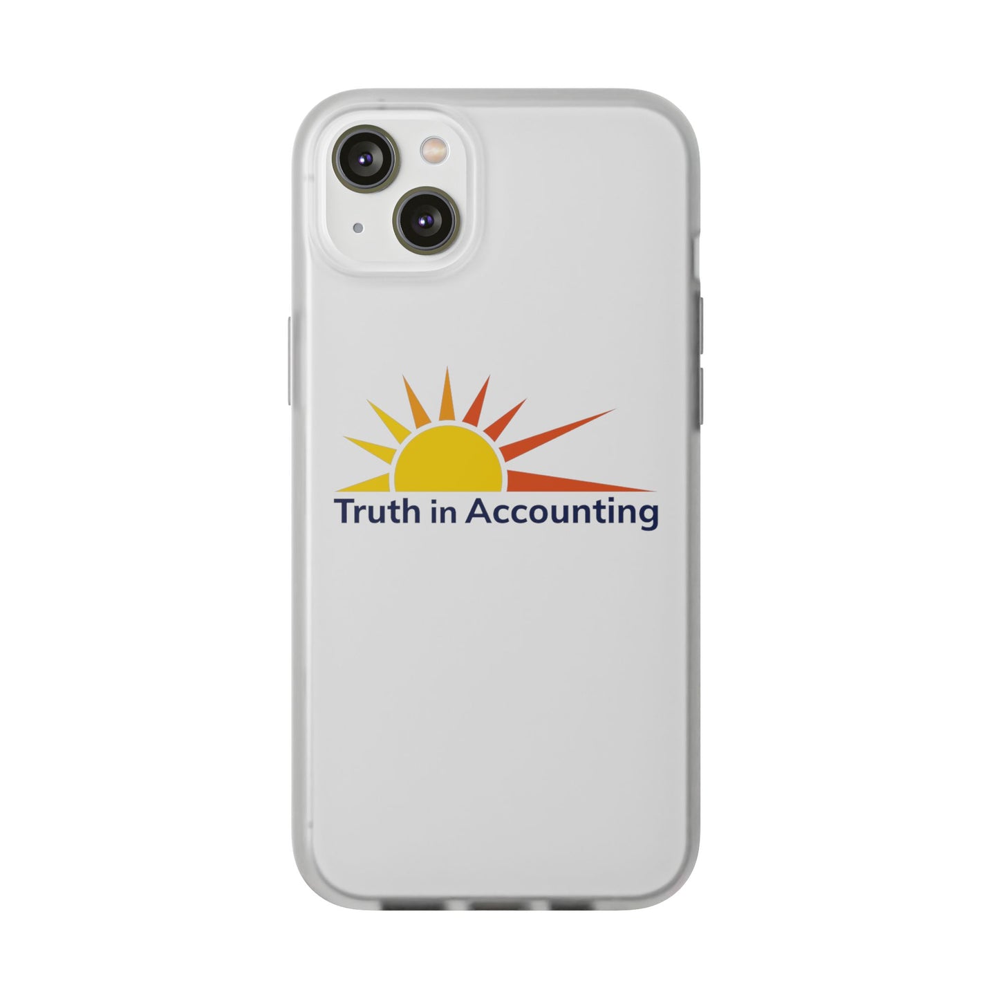 Truth in Accounting Clear Phone Case